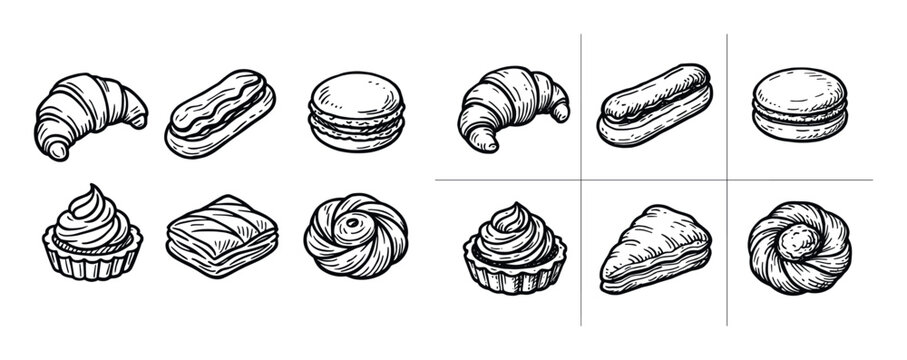 Pastry Chef Icons