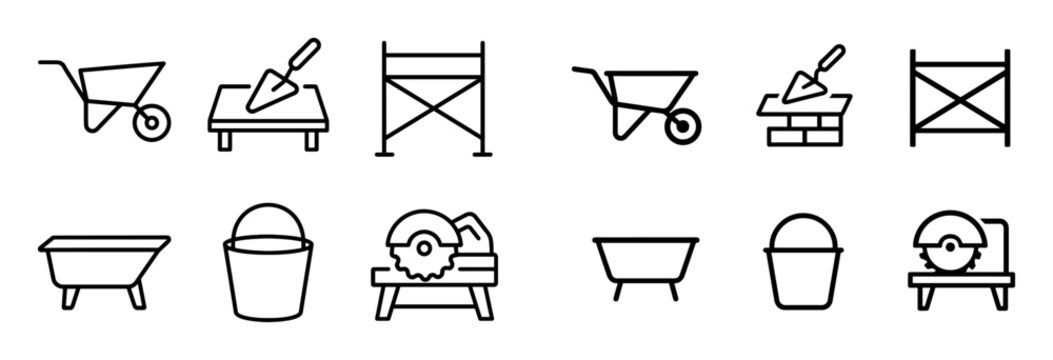 Masonry Icon Set