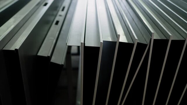 Industrial production of metal profiles for construction