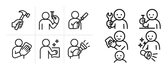 Child Repair Icons