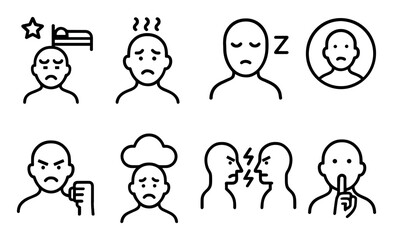 Minimalist Emotion Icons