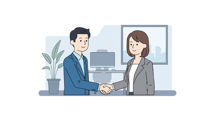 business team in office