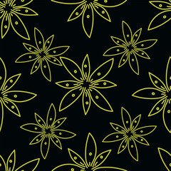 Fototapeta premium seamless floral pattern