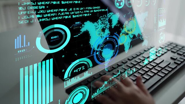 Connection network visualization showing global connection, network communication, digital connection analytic. Connect networks tool support real-time insight and improve connection system. Thunk - Powered by Adobe