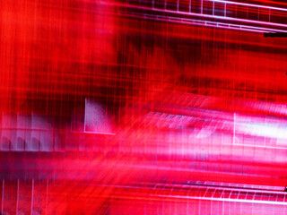 Abstract red pixelated digital light screen interference texture