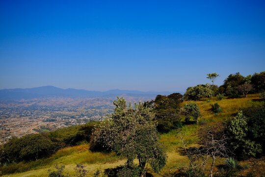 Hillside Overlooking Oaxaca Central Valleys (Monte Alban, Oaxaca, Mexico)