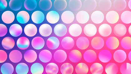 Vibrant Gradient Bubble Pattern  Colorful Abstract Circle Background Design