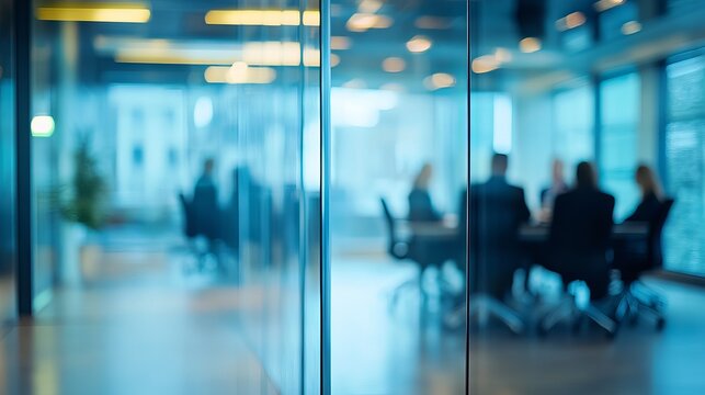 Engaged business team collaborating around conference table in bright office for dynamic strategy session, fostering innovation and growth together - Powered by Adobe