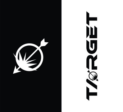 Bold target logo on black and white backdrop, ideal for branding, marketing, and design projects seeking a modern, impactful visual statement.