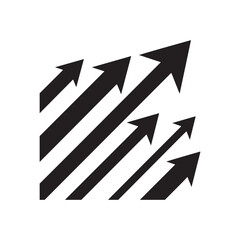 black arrow icon. vector eps 10