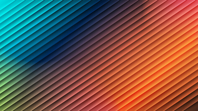 Abstract diagonal lines with gradient colors for modern backgrounds and designs
