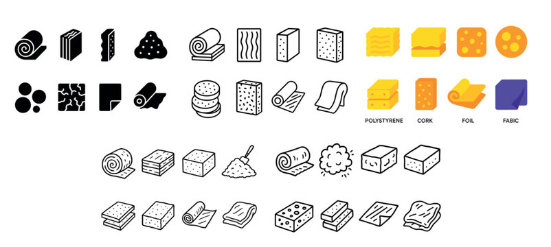 Various material icons collection
