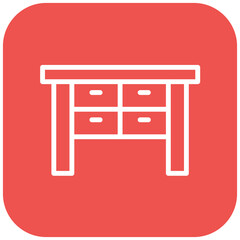 Vector Design Desk Icon Style