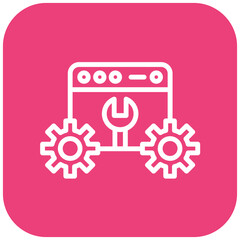 Vector Design Web Optimization Icon Style