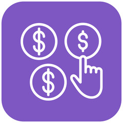 Vector Design Pay Per Click Icon Style