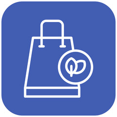 Obraz premium Vector Design Eco Bag Icon Style