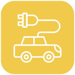 Vector Design Electric Car Icon Style
