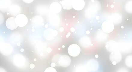 Blurred lights background with bokeh effect in white and pastel