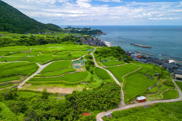 Northern Kyoto Prefecture, Japan at Sodeshi Rice Terraces on the Sea of Japan 1602