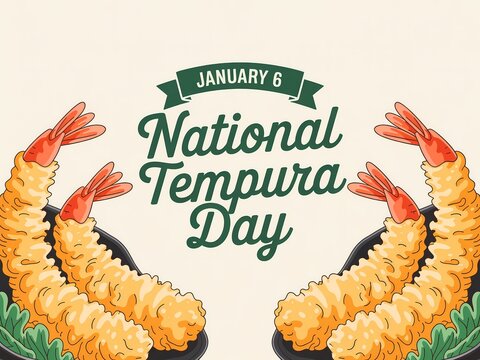 Celebrate national tempura day january 6th with delicious crispy shrimp tempura