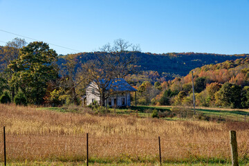Abandoned old homestead