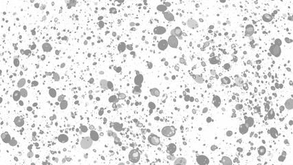 Snowfall. Winter heavy snowflakes. Overlay texture isolated  background PNG transparent