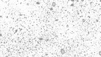 Snowfall. Winter heavy snowflakes. Overlay texture isolated  background PNG transparent