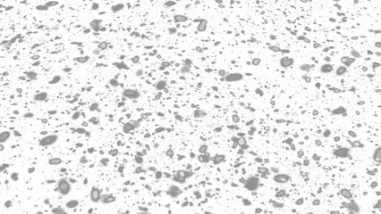 Snowfall. Winter heavy snowflakes. Overlay texture isolated  background PNG transparent