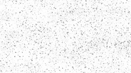 Snowfall. Winter heavy snowflakes. Overlay texture isolated  background PNG transparent