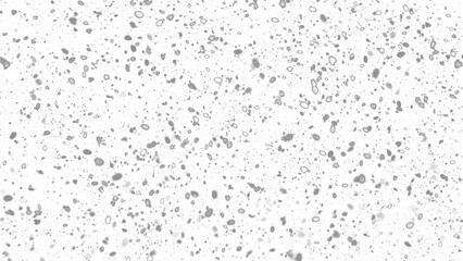 Snowfall. Winter heavy snowflakes. Overlay texture isolated  background PNG transparent