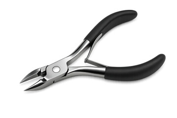 Obraz premium Cuticle nippers for professional and home use, trimming excess skin, maintaining healthy nails and hygiene. Transparent background