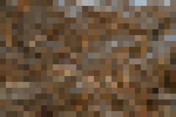 Warm brown rustic texture mosaic background for design and photography projects