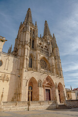 Fototapeta premium UNESCO World Heritage Burgos Cathedral (Burgos, Spain): Grand Spanish Gothic Landmark.