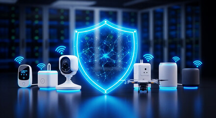 Smart home security devices and digital shield in data center technology