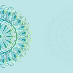 Elegant Mandala Background Serene And