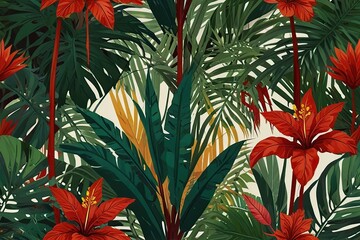 green leaves background