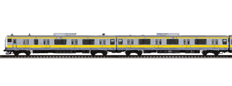 train icon side view template vector