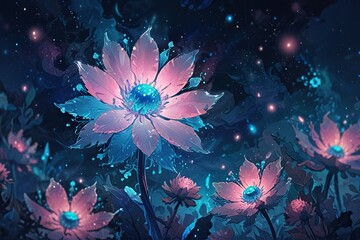 abstract flower background