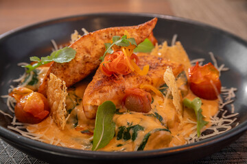 Typical Peruvian food, Salmon gnocchi