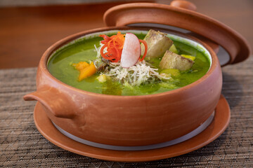 Traditional Peruvian dish, Mango Minestrone