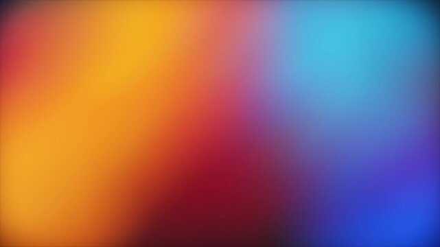 Soft gradient colors merge and shift in a dreamy blur. Peaceful moving background for creative design. 3D render animation.