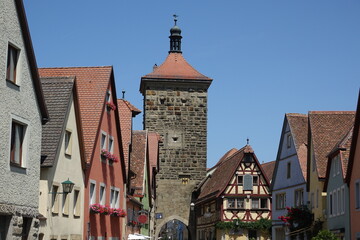 Fototapeta premium Siebersturm in Rothenburg ob der Tauber