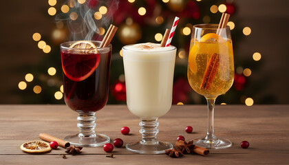 two glasses of champagne on table