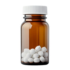 bottle of pills Isolated PNG