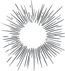 Obraz premium Abstract burst vector illustration featuring dynamic rays radiating outward, perfect for graphic design and creative projects