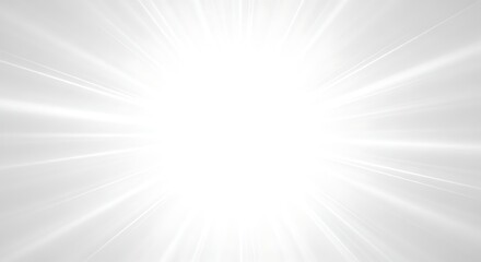 Obraz premium Bright White Light Bursting from the Center with Dynamic Lines and Radiant Energy
