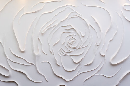 Plaster background floral pattern isolated