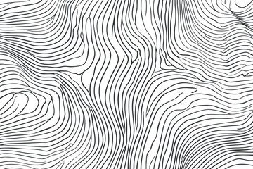 Abstract black and white vector illustration featuring flowing wavy lines, perfect for background design and artistic projects