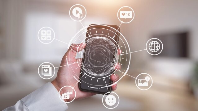 Concept of social media revolutionizes digital communication. This platform enables global connectivity, enhancing social media strategies for effective marketing and engagement. Gist