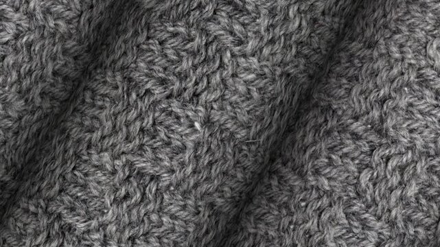 Heather gray rolls rotate revealing diamond knit texture reflected within a unique soft toned abstract background visual